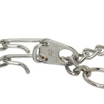 "Quit Pulling" Chrome Plated Dog Pinch Collar with Quick Release, 3 mm Wire Gauge_1