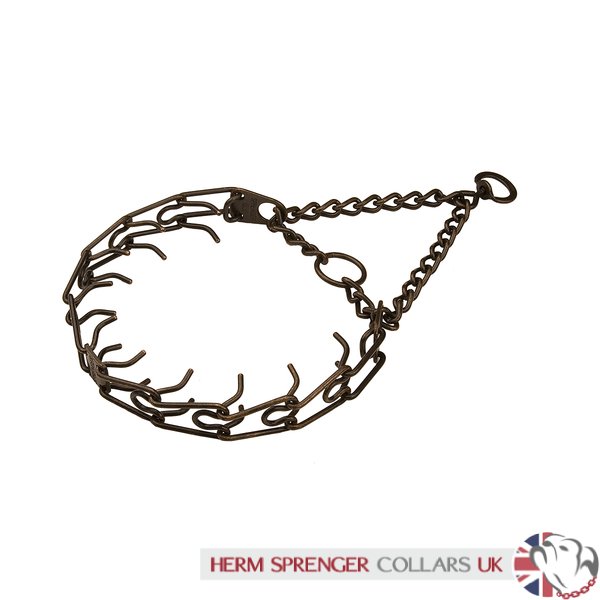 "Professor Brown" Herm Sprenger 3 mm Antique Metal Dog Collar