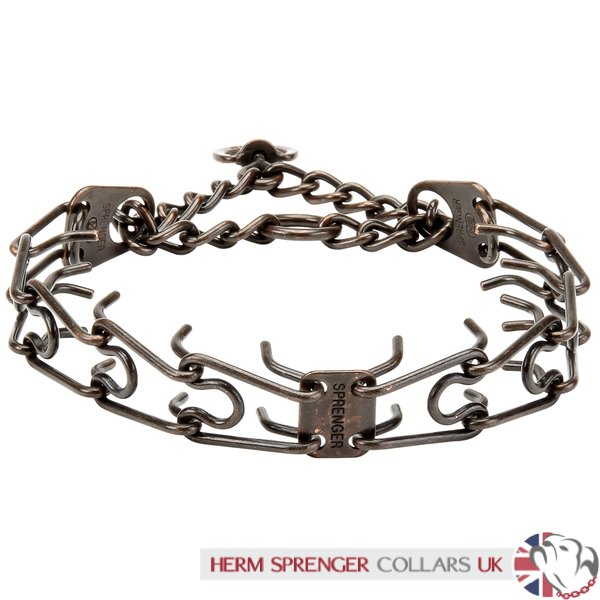 "Professor Brown" Herm Sprenger 3 mm Antique Metal Dog Collar