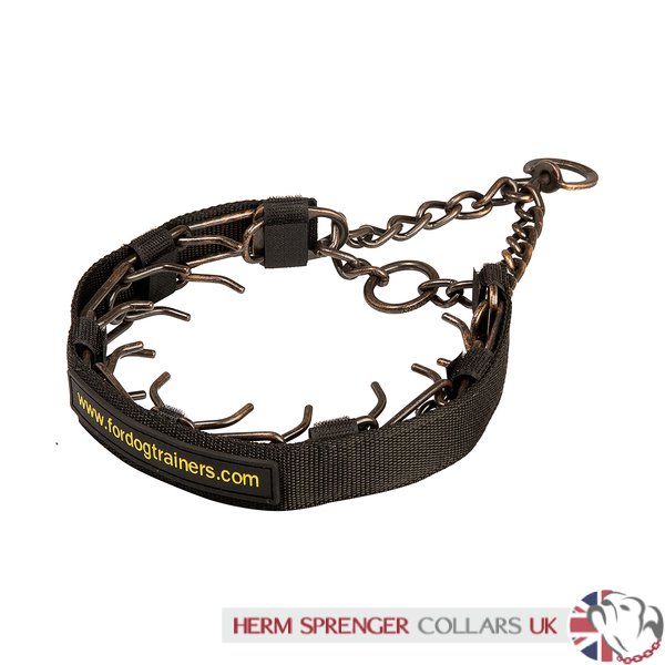"Professor Brown" Herm Sprenger 3 mm Antique Metal Dog Collar