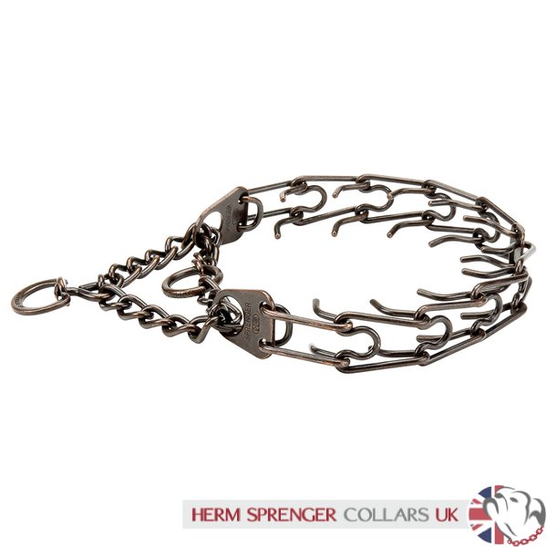 "Professor Brown" Herm Sprenger 3 mm Antique Metal Dog Collar