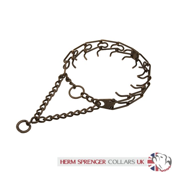 "Professor Brown" Herm Sprenger 3 mm Antique Metal Dog Collar