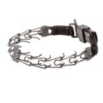 "Good Doggy Kit" Herm Sprenger Zwarte 2.25 mm Honden Prikband met Gesp_2