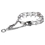 "Quit Pulling" Chrome Plated Dog Pinch Collar with Quick Release, 3 mm Wire Gauge_4