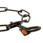 "Fur Fan" Zwarte Roestvrije Staal Ketting Halsband met Lange Schakels - 3.0 mm_4