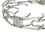 "Quit Pulling" Chrome Plated Dog Pinch Collar with Quick Release, 3 mm Wire Gauge_5