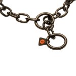 "Royal Guardian" Zwarte Honden Ketting Halsband van 4 mm Roestvrije Staal Draad_1