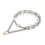 "Anti-Aggression" Stainless Steel Dog Pinch Collar 4 mm Wire Gauge