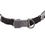 "Black Force" Herm Sprenger Black Stainless Steel Pinch Collar with Click-Lock Buckle 4 mm_6