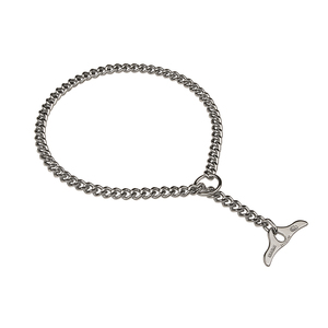 "Taming Force" Chrome Plated Herm Sprenger Dog Choke Chain with Toggle, 3 mm
