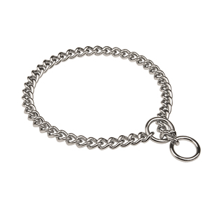 "Great Hugger" XL Honden Slipketting Halsband van 4 mm Verchroomd Draad