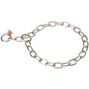 "Training Joy" Stainless Steel Fur Saver Choke Chain of 3 mm Wire Gauge